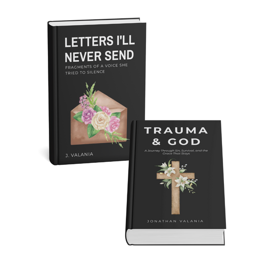 Poetry & Prose Hardcover Bundle: Letters I’ll Never Send + Trauma & God